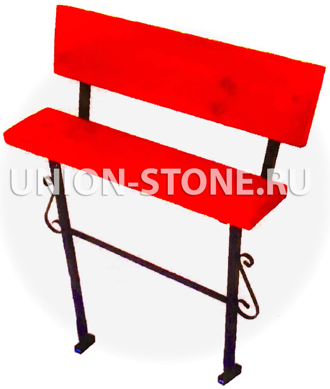 Скамейка со спинкой и столом 2.1а